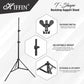 HIFFIN Green Screen Backdrop 152.4MM X 228.6MM (6FtX9Ft) with Stand - 6X9FT Photography Backdrop T-Shape Stand