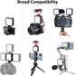 Ulanzi 2000mAh LED Video Light, 3 Cold Shoe Mounts, Type C Charging