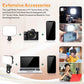 Ulanzi VL100X Selfie Clip LED Light, 2500-6500K Bi-Color, 2000mAh, Phone/Laptop Panel