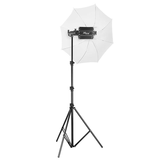 HIFFIN Warm White Porta 350Watt (7 X 50w) LED Light Kit, Low Power Consuming LED Panels Light, for Photo Video Indoor Outdoor Shoot (Porta Light Kit Set of 1)
