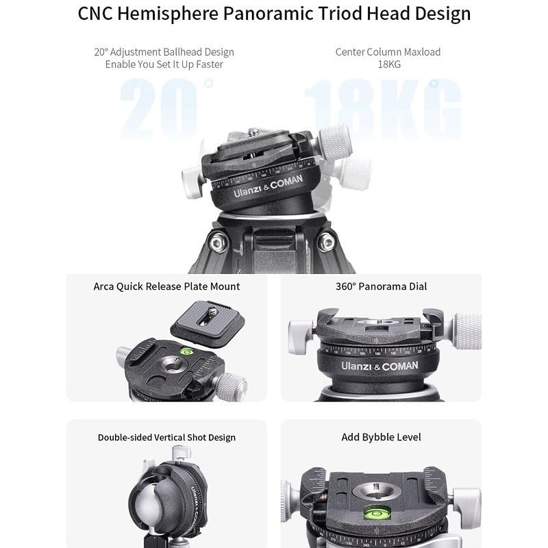 Zero X Lightweight Carbon Travel Tripod, Monopod with Panoramic Ball Head