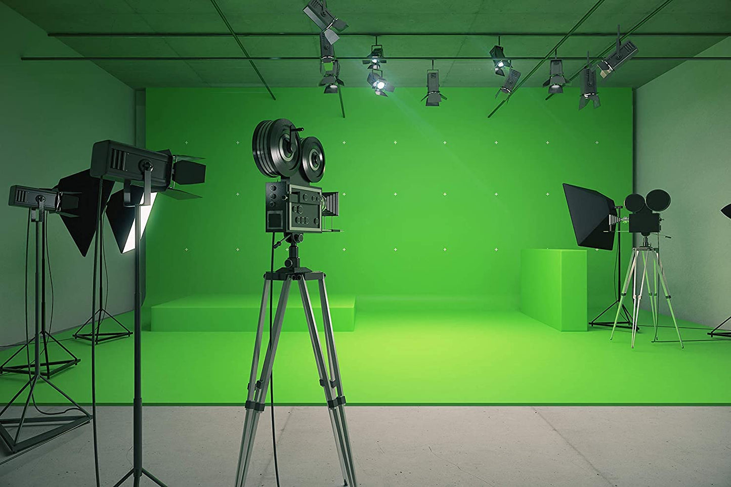 HIFFIN Professional 8X20Ft Green Screen Backdrop for Photography Background, Large Green Screen for Photoshoot