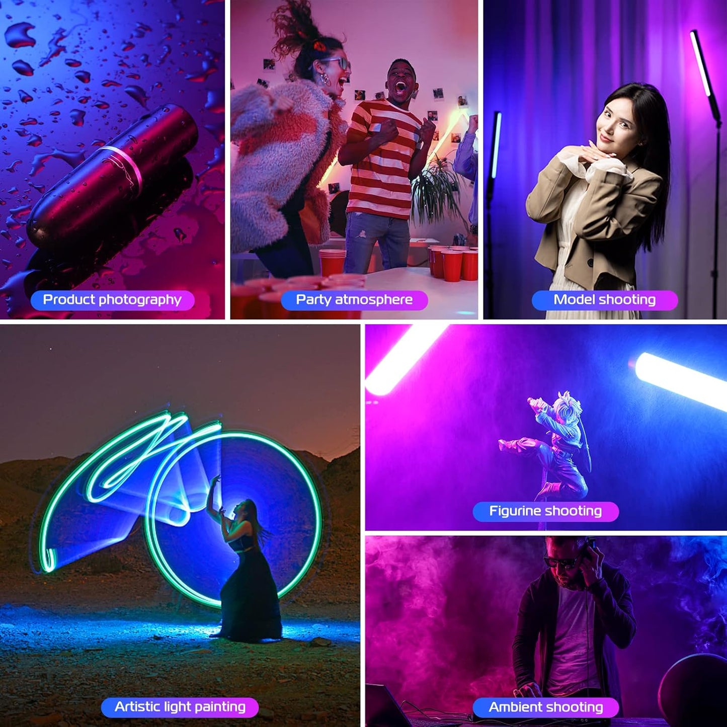 Ulanzi VL 119 RGB Light Stick 2500K-9000K, CRI 95+, 2000mAh LED