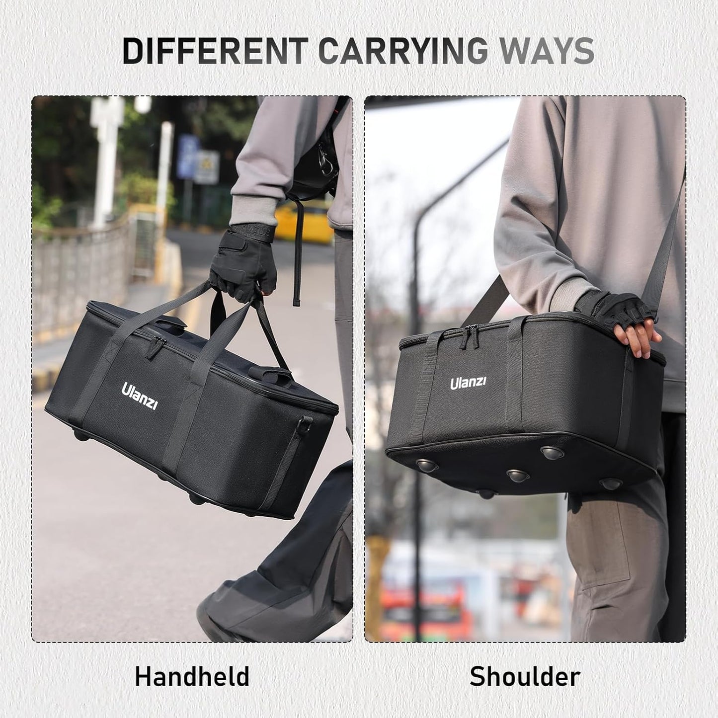 ULANZI OM-01 Carrying Bag, Foam Padded for Studio Tripods, Stands, Softboxes, Travel