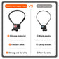 TELESIN SE Neck Mount for GoPro Insta360, Hand Free POV Selfie Holder Video Vlog Necklace Lanyard Strap Attach for Go Pro Max 11 Mini Hero 11 10 9 8 7 6 5 Insta 360 X2 X3 DJI Action 2 3 Accessories