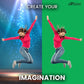HIFFIN Green Screen Backdrop 152.4MM X 228.6MM (6FtX9Ft) with Stand - 6X9FT Photography Backdrop T-Shape Stand