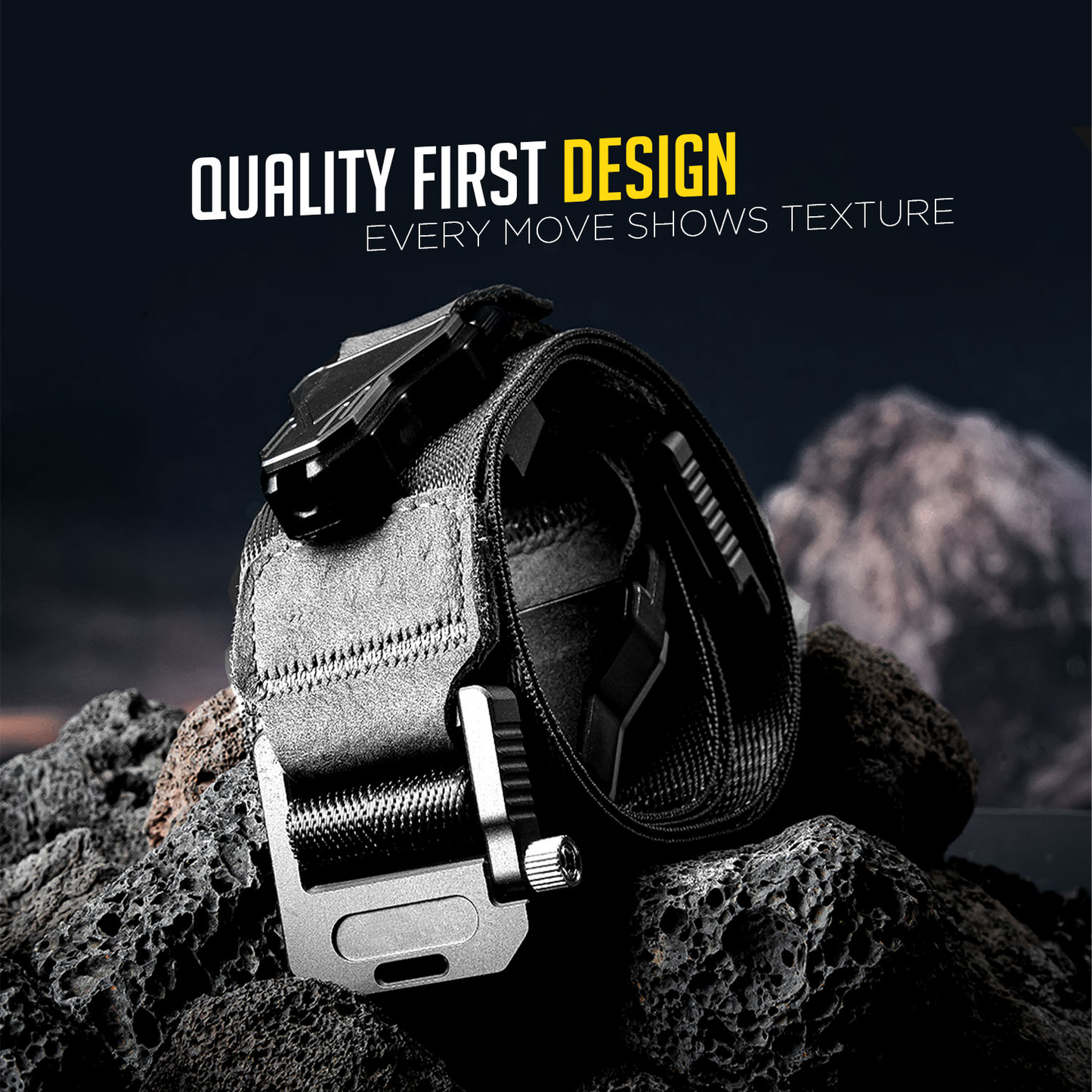 2-in-1 Camera Shoulder & Wrist Strap, 1.5" Wide with Magnetic Buckle, 90kg Load