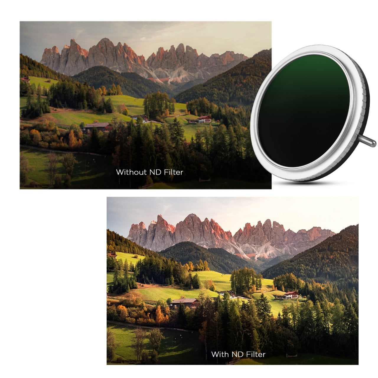 Elite Series ND Filter (67mm–82mm) | HD Multi-Coated | Bag & Lens Cap Included | Waterproof & Slim Design