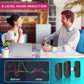 ULANZI J12 Wireless Lavalier Omnidirectional Microphone for USB C Phone, 2-in-1 Plug-Play Mic with Charging Case
