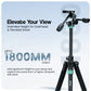 HF-999 Professional Portable Tripod Monopod with 3 Way Pan Head