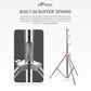 HIFFIN Stainless Steel Heavy Duty 99.06-279.4 CM Adjustable Light Stand with 0.635 CM to 0.9525 CM Universal Adapter for Studio Monolights, Softbox, and More Equipment