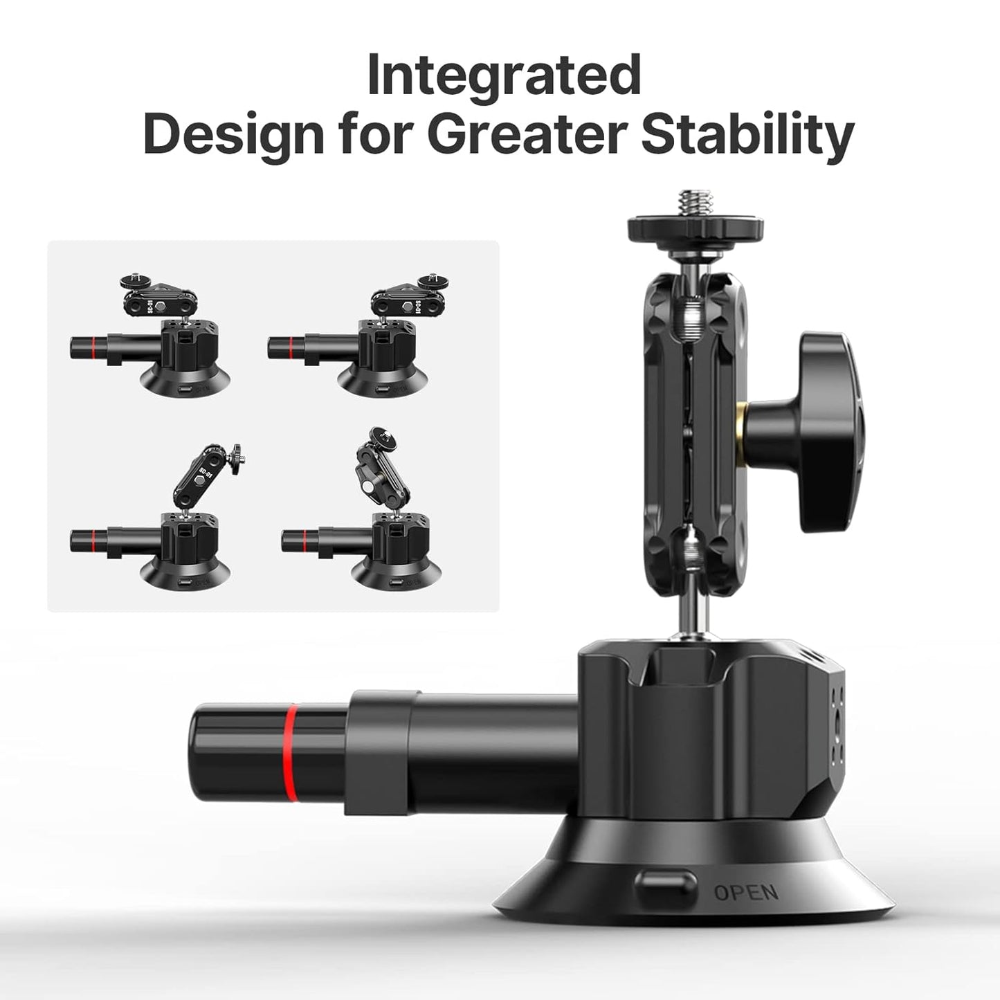 Ulanzi SC-01 Strong Suction Cup Mount Magic Arm (3")