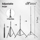 HIFFIN® Heavy-Duty Light Stand (9 feet) for Ring Light, Reflectors, Photo & Video Studio Shooting (Portable, Foldable)