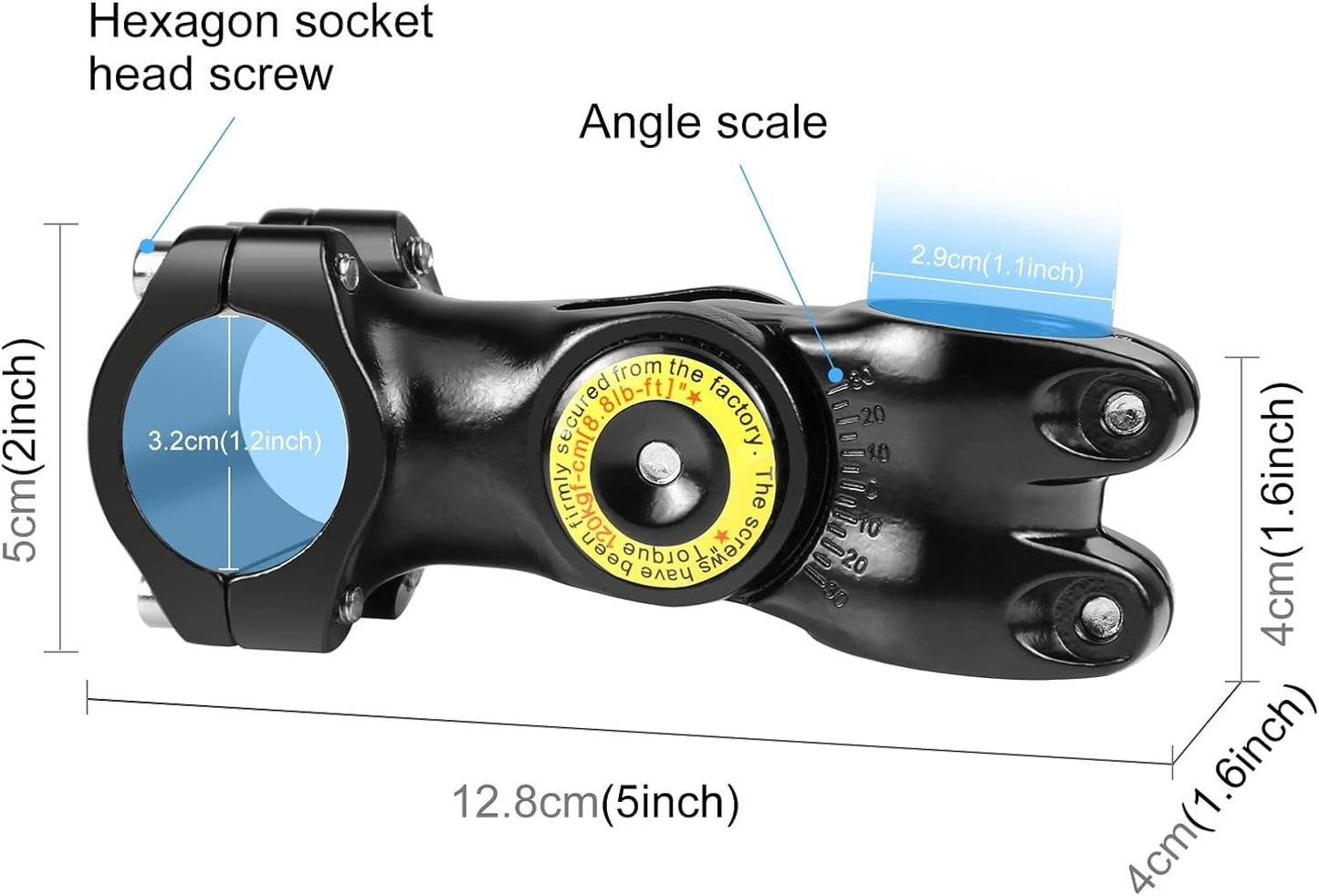 Hiffin Motorcycle Bike Leg Guard Handlebar Mount Selfie Stick Pole for Insta360 ONE X3/X2, ONER/RS, ACE/ACE PRO, Hero 12/11/10/9 and Other Cameras - Stable Shooting for Action Cameras