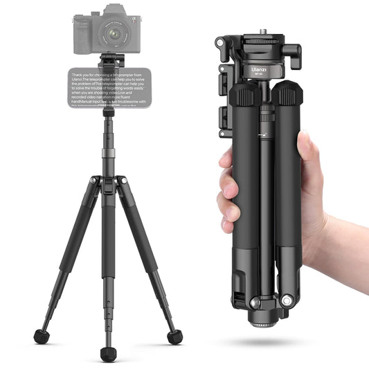 ULANZI MT-63 57" Foldable Tripod, 2-in-1 Clip, 5KG Load, Ball Head
