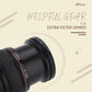 HIFFIN PRO Camera Lens Step Up Filter Adapter Rings, 40.5-43, 43-46, 46-49, 49-52, 52-55, 55-58, 58-62, 62-67, 67-72, 72-77, 77-82mm Metal Step Up Rings Kit with Anodized Aluminum Threaded Black Frame