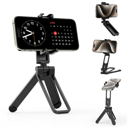 ULANZI MA26 Phone Tripod  – Foldable, 2 Cold Shoe, Compact, Lightweight