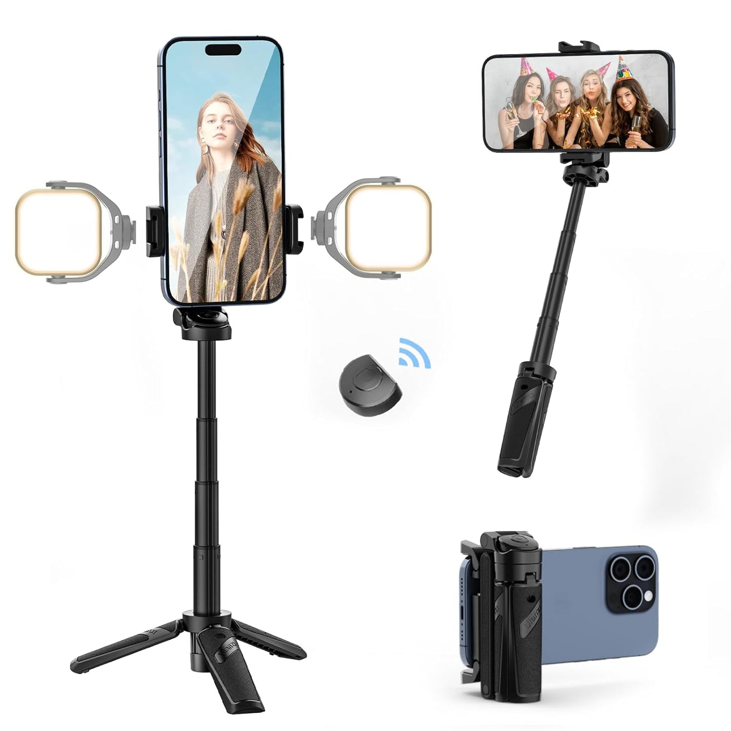 Ulanzi Extendable Grip Phone Tripod with Remote
