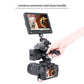 UURig R005 Camera Hot Shoe Top Handle Grip, Universal Video Stabilizing Rig W 3 Cold Shoe Adapters for Sony A7III to Mount Microphone, LED Light, Monitor, Easy Low Angle Shots Metal,Black