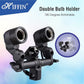 HIFFIN E27 Studio Double Holder KIT Umbrella White + Studio Light Stand 2.7432M (9 FT)+ Umbrella and Double Holder KIT Mark I WOB (1 x Double Holder | 1 x Light Stand 9 feet | 1 x Umbrella | 1 x Bag)