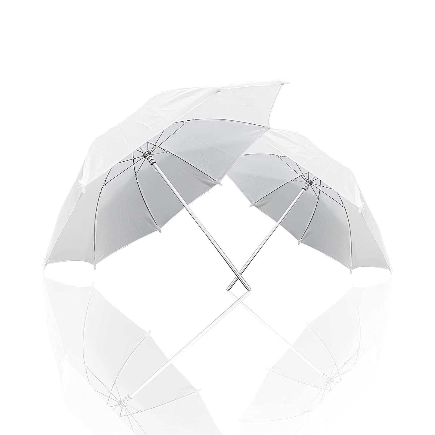 HIFFIN® Professional White Umbrella 100cms 36 inch/91cm for Photography Studio Light Flash, Camera Flash, Video Light 2 Pcs Combo