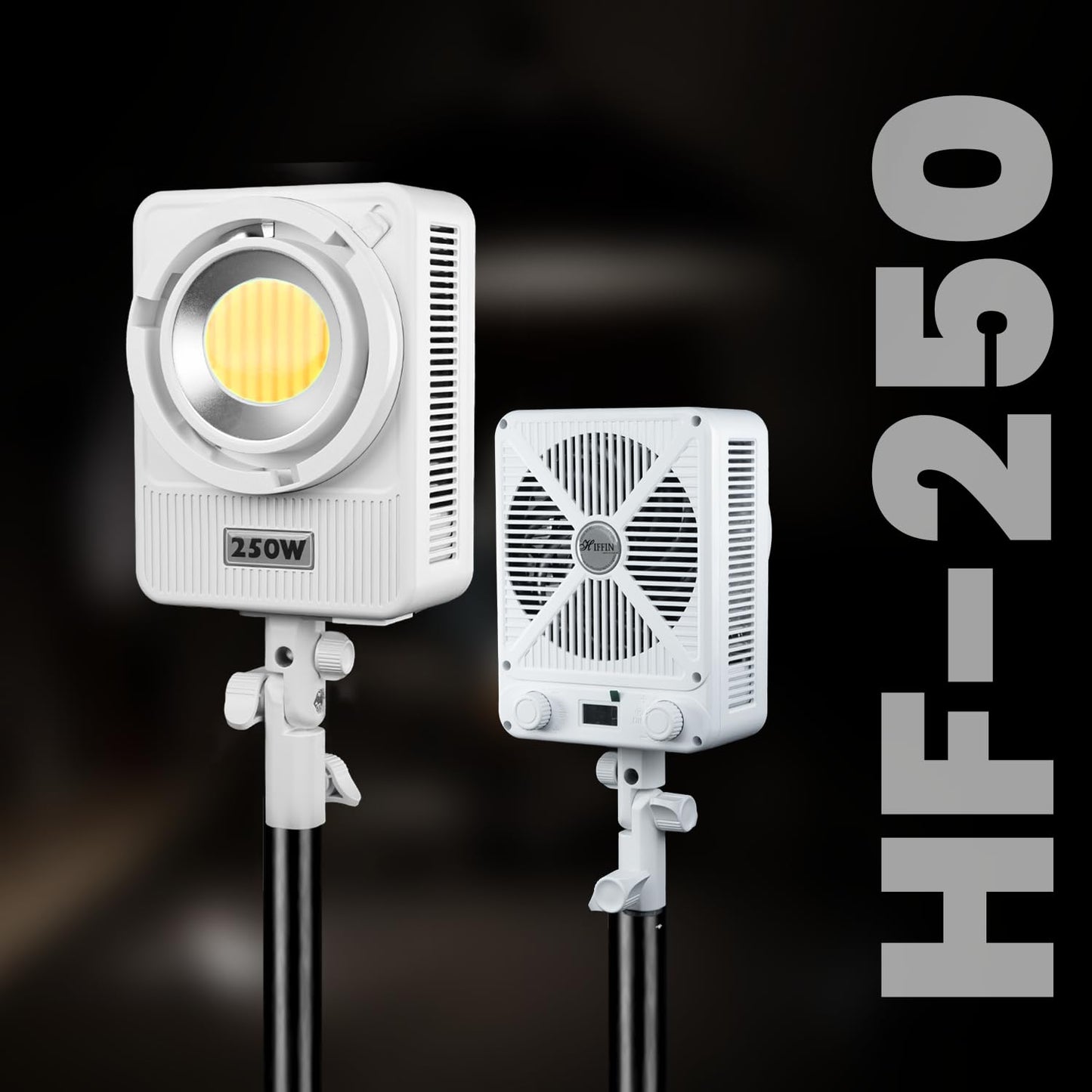 Compact 250 Watt Bi-Color Light | 15,300lm | CRI 95+ | CCT 2700K-6500K | Bowens Mount | App Control