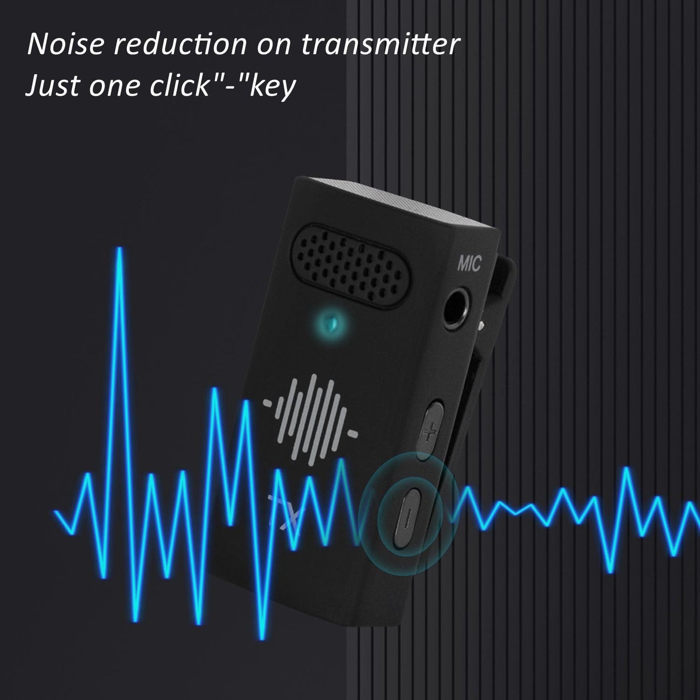 Hiffin HWM-50 Wireless Microphone System for Camera & Smartphone