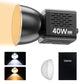 40W Pro LED Video Light 2500K-6500K, Dual Color, COB