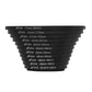 HIFFIN PRO Camera Lens Step Up Filter Adapter Rings, 40.5-43, 43-46, 46-49, 49-52, 52-55, 55-58, 58-62, 62-67, 67-72, 72-77, 77-82mm Metal Step Up Rings Kit with Anodized Aluminum Threaded Black Frame