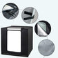 HIFFIN® 32"/80CM Photo Studio Light Box Shooting Tent, Adjustable 126 LED Panel Light Bulbs with Table Top Softbox Cube, 3 Colors Backdrops(Black...