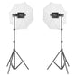 HIFFIN Warm White Porta 350Watt (7 X 50w) LED Light Kit, Low Power Consuming LED Panels Light, for Photo Video Indoor Outdoor Shoot (Porta Light Kit Set of 2)