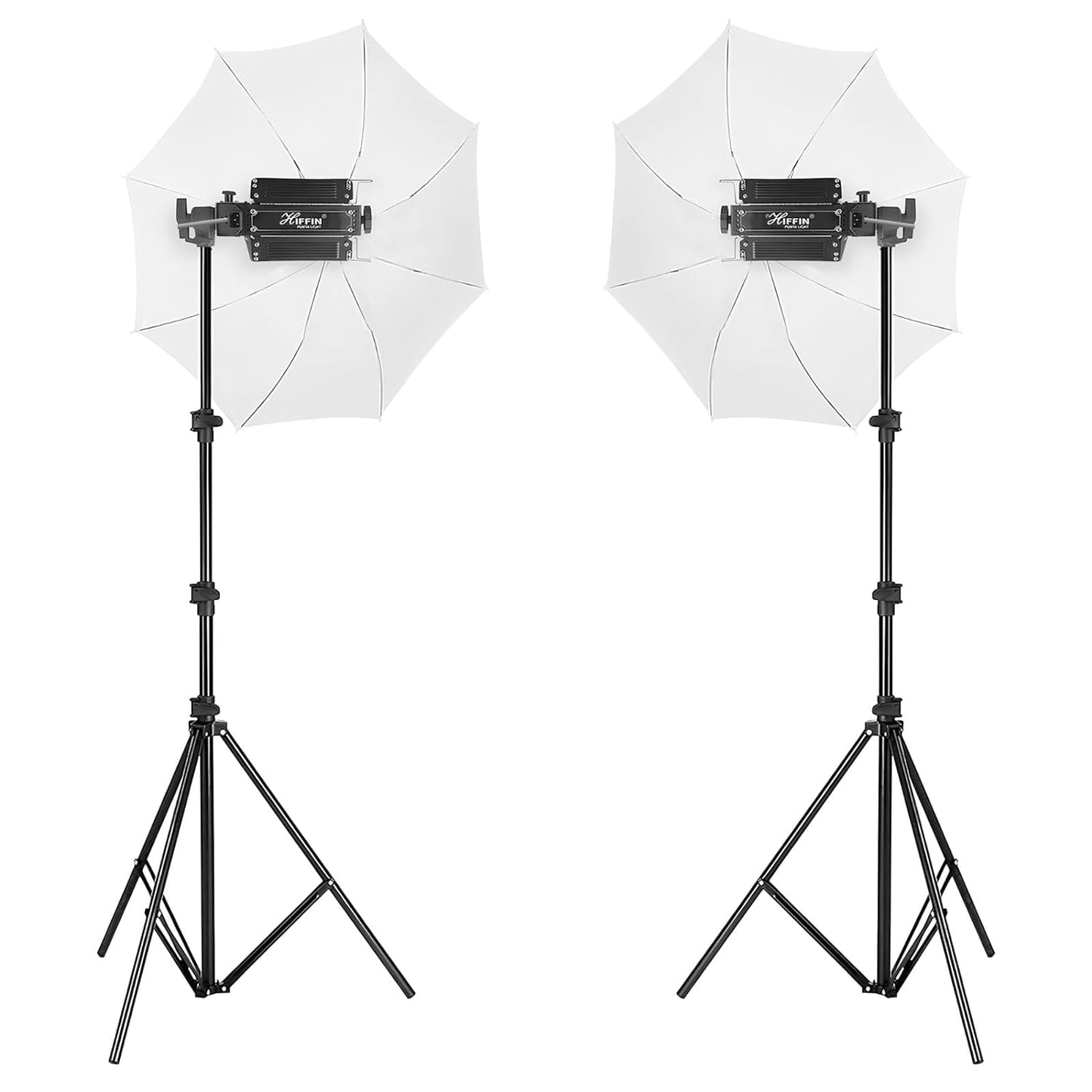 HIFFIN Warm White Porta 350Watt (7 X 50w) LED Light Kit, Low Power Consuming LED Panels Light, for Photo Video Indoor Outdoor Shoot (Porta Light Kit Set of 2)