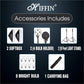 HIFFIN PRO HD Mark 2 Point Studio Lights for Photography and Video Shooting, Continuous Softbox Lighting Kit