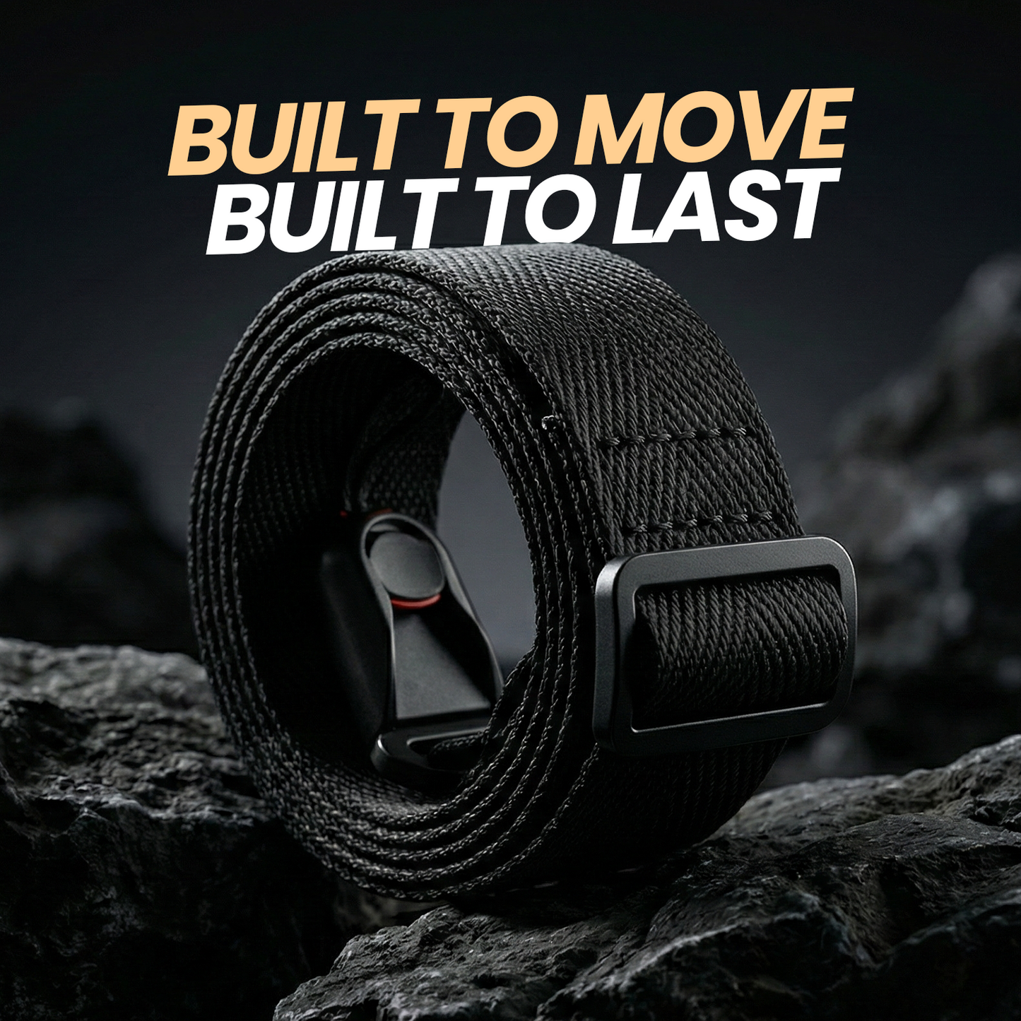 Slide Belt Adjustable Neck/Shoulder Sling Strap, QR Black Nylon, 61–124cm DSLR