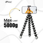 HIFFIN 13 inch/33.02 CM Jumbo Flexible Gorillapod Tripod with Mobile Attachment for DSLR, Action Cameras & Smartphones(Black)(Gorilla Jumbo Tripod 13 + 3 inches with Holder R)
