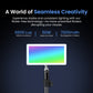 Panel Light 50 Watt RGB Video Light, 2500K-9000K, CRI 95+, 7000mAh, 24 FX, 6600lux