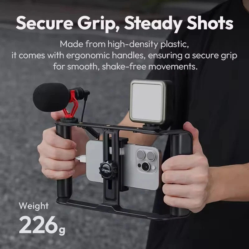 Ulanzi MA05 Universal Phone Cage with Bluetooth Remote for Vlogging & Video