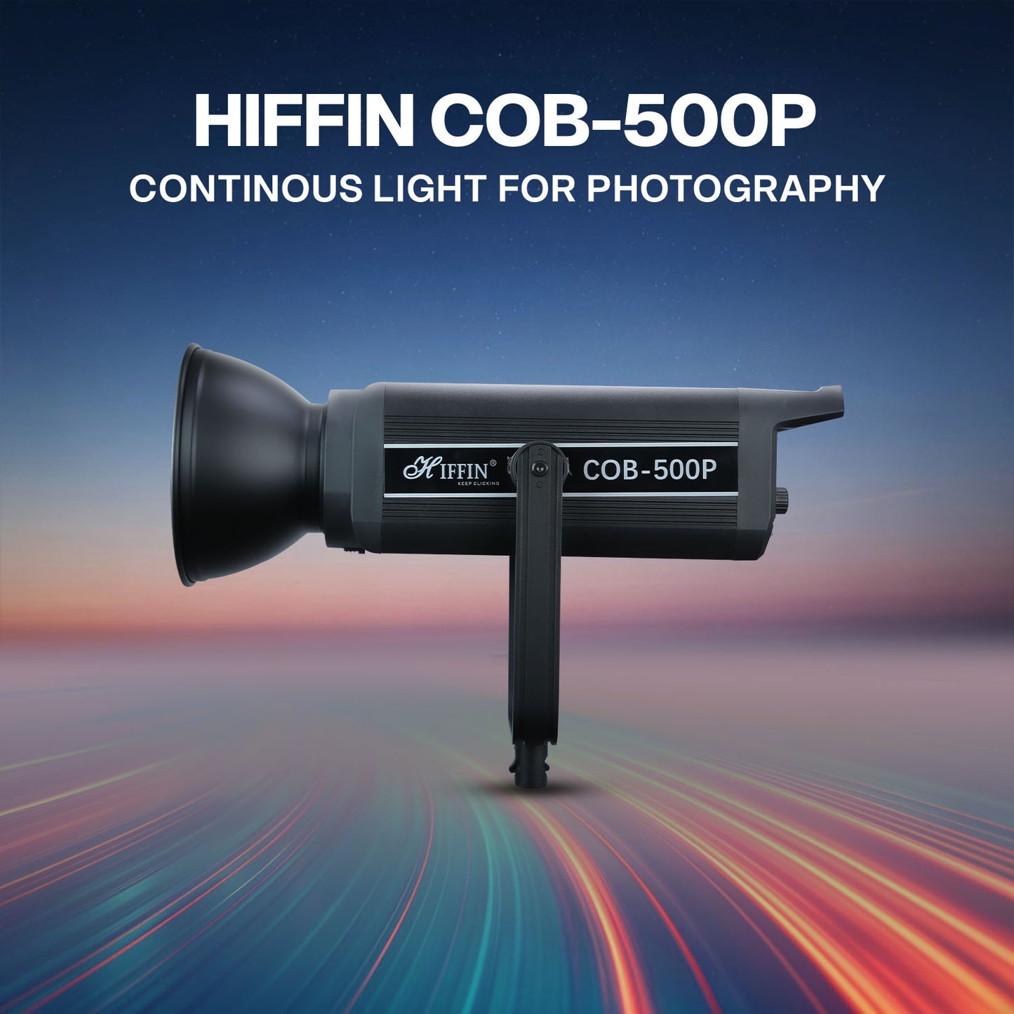 500 Watt Continuous Light For Photography, 2800-6800 CCT, 9FX MODE, 10-100% Brightness | Remote Control