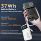 ULANZI P40 RGB LED Video Light 40W, 5000mAh, CRI96+, 2700K-6500K, PD Quick Charge, Fan, Magnetic Diffuser, 1/4" Thread