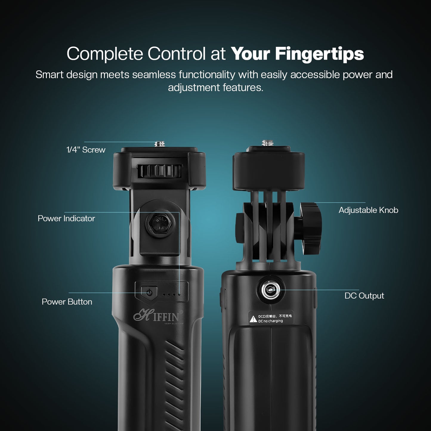 HBP-20000, 20800mAh 100W USB-C PD Battery Grip with Mount for DSLR & Lights
