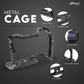 HIFFIN Metal Cage for EOS R5, R6, R6II, R5C Built-in Quick Release Plate for Arca-Type, Film Movie Making Camera Video Cage with Shoe Mount, 1/4'' & 3/8'' Threaded Holes