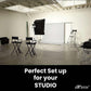 HIFFIN 2.4384 MX4.2672M (8X14 Ft), White Professional Backdrop for Background Photography Background Stand for Photo Light Studio Accurate Size 8x14 Ft,
