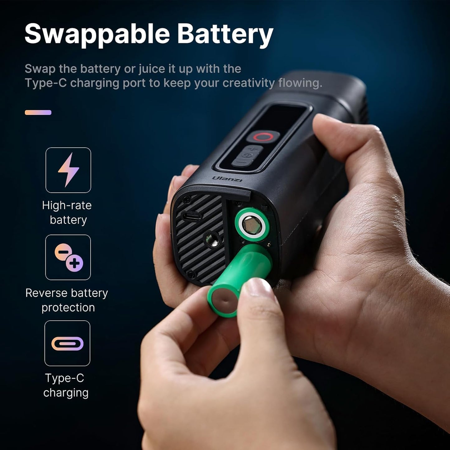 Ulanzi 40 Watt Ace Portable Fog Machine
