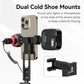 ULANZI MA26 Phone Tripod  – Foldable, 2 Cold Shoe, Compact, Lightweight