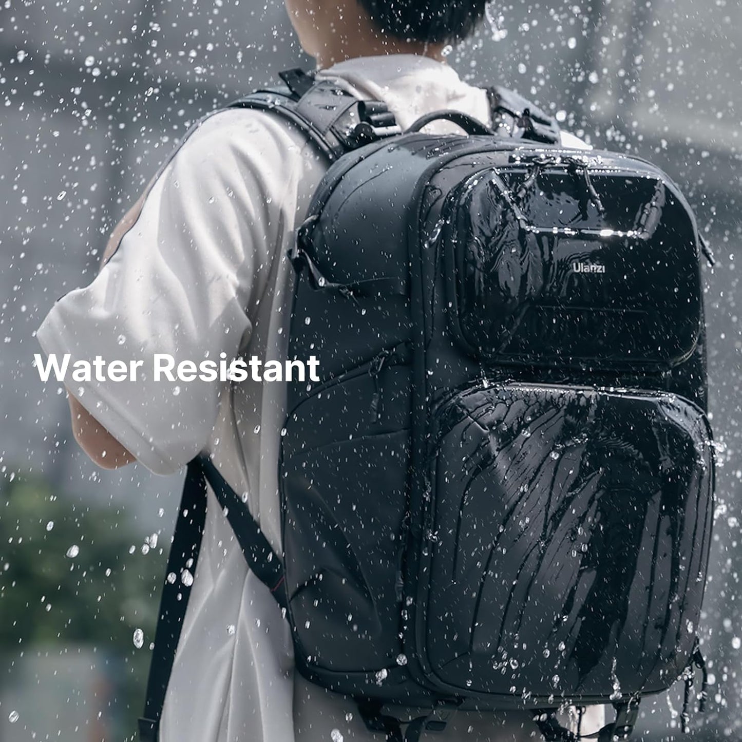BP10 Hardshell Camera Backpack, Waterproof, 35L, for DSLR, Laptop, Black