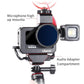 ULANZI Select G9-5 Aluminum Housing Cage for Gopro Hero 9 Black, 2 Cold Shoe Mount Mic Light Stand Storage Case for Gopro Microphone Adapter Vlog Accessory Compatible for Tripod Selfie Stick
