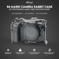 HIFFIN Metal Cage for EOS R5, R6, R6II, R5C Built-in Quick Release Plate for Arca-Type, Film Movie Making Camera Video Cage with Shoe Mount, 1/4'' & 3/8'' Threaded Holes