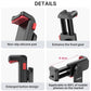 Uanzi ST-06S Universal Smartphone Mount with 2 Cold Shoes, 360° Rotation, Adjustable Clip
