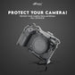 HIFFIN Metal Cage for EOS R5, R6, R6II, R5C Built-in Quick Release Plate for Arca-Type, Film Movie Making Camera Video Cage with Shoe Mount, 1/4'' & 3/8'' Threaded Holes