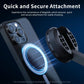 Ulanzi MT-84 61" Phone Tripod, Magnetic Selfie Stick with Remote for iPhone